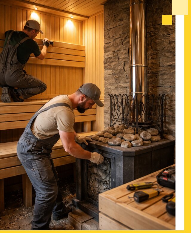 Комплексный дизайн бань, саун и зон отдыха в Белебее