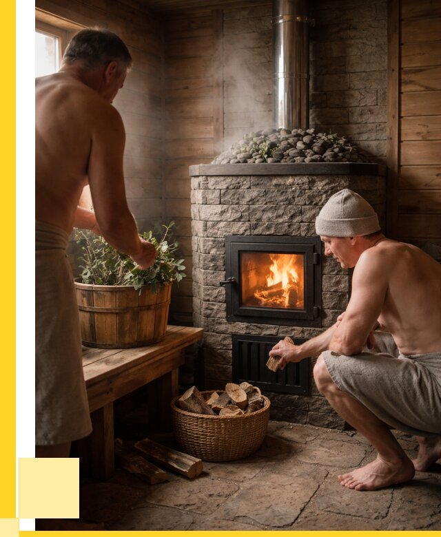 Банные печи под ключ в Белебее от 45905 р. | ЭриданБлб кирпичная