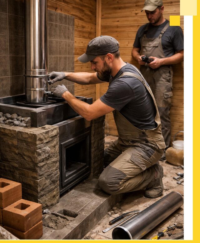 Изготовление и установка банных печей под ключ в Белебее