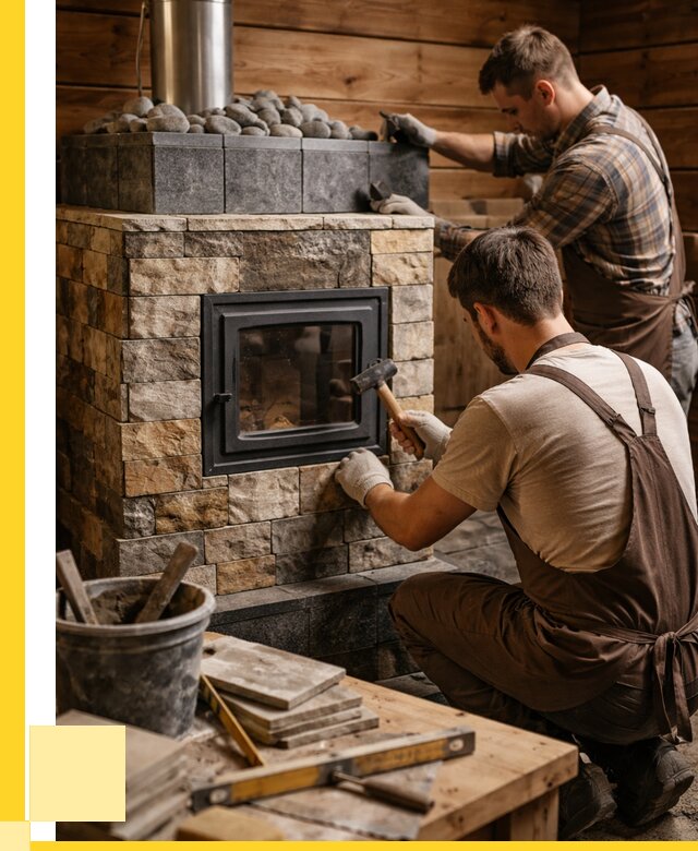 Облицовка банной печи в Белебее от 15302 р. | ЭриданБлб