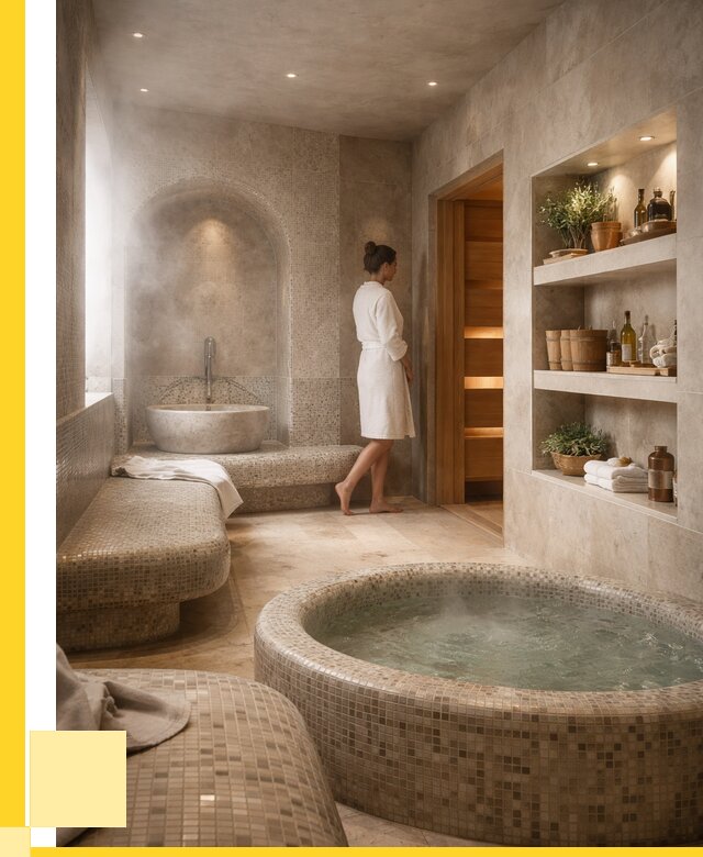 Строительство бани с хамамом в Белебее от 765075 р. | ЭриданБлб