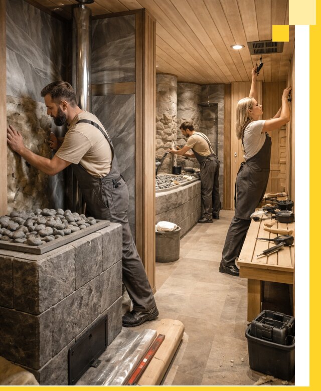 Строительство бань и SPA процедур в Белебее под ключ и отделкой
