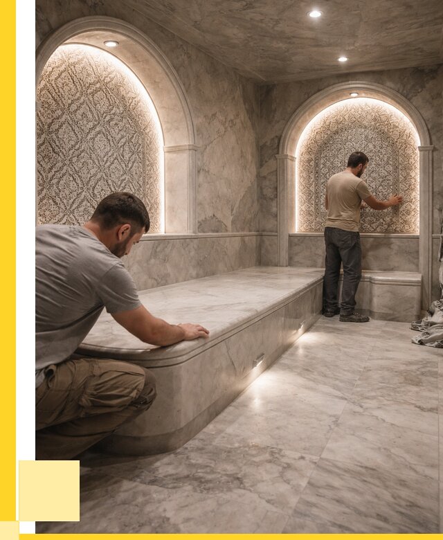 Турецкие бани под ключ в Белебее от 255025 р. | ЭриданБлб