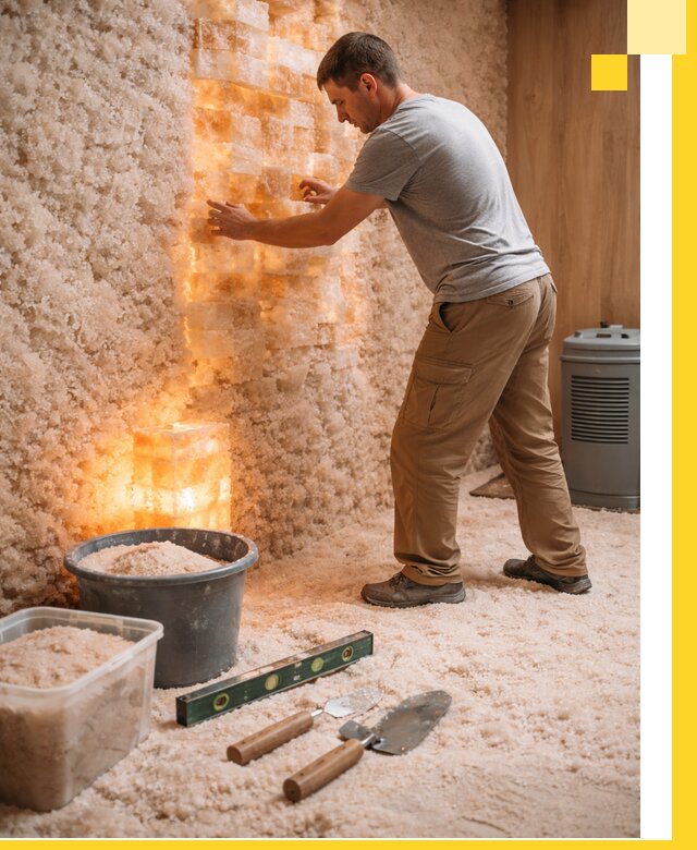 Проектирование и монтаж соляных комнат в Белебее под ключ