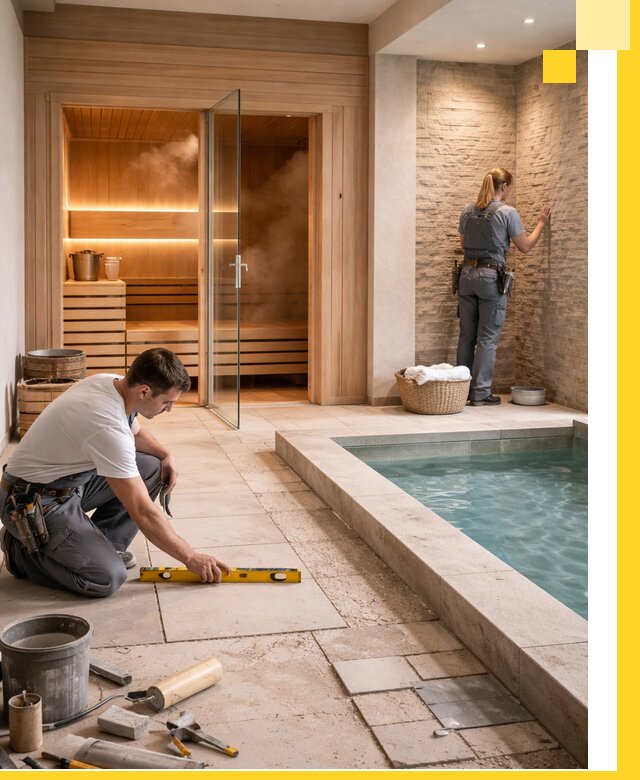 Комплексный дизайн и отделка интерьеров SPA под ключ в Белебее